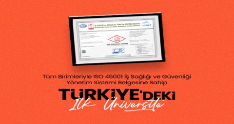 KTO Karatay, Tüm Birimleriyle 45001 İSG Yönetim Sistemi Belgesi Alan İlk Üniversite