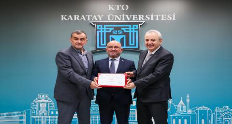 KTO Karatay Üniversitesi Ev Sahipliğinde, TS ISO 46001 Belge Takdim Töreni Gerçekleştirildi